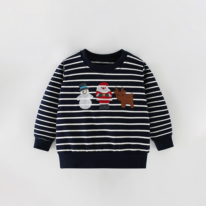 Boys Christmas-Style Hoodie For Autumn And Winter