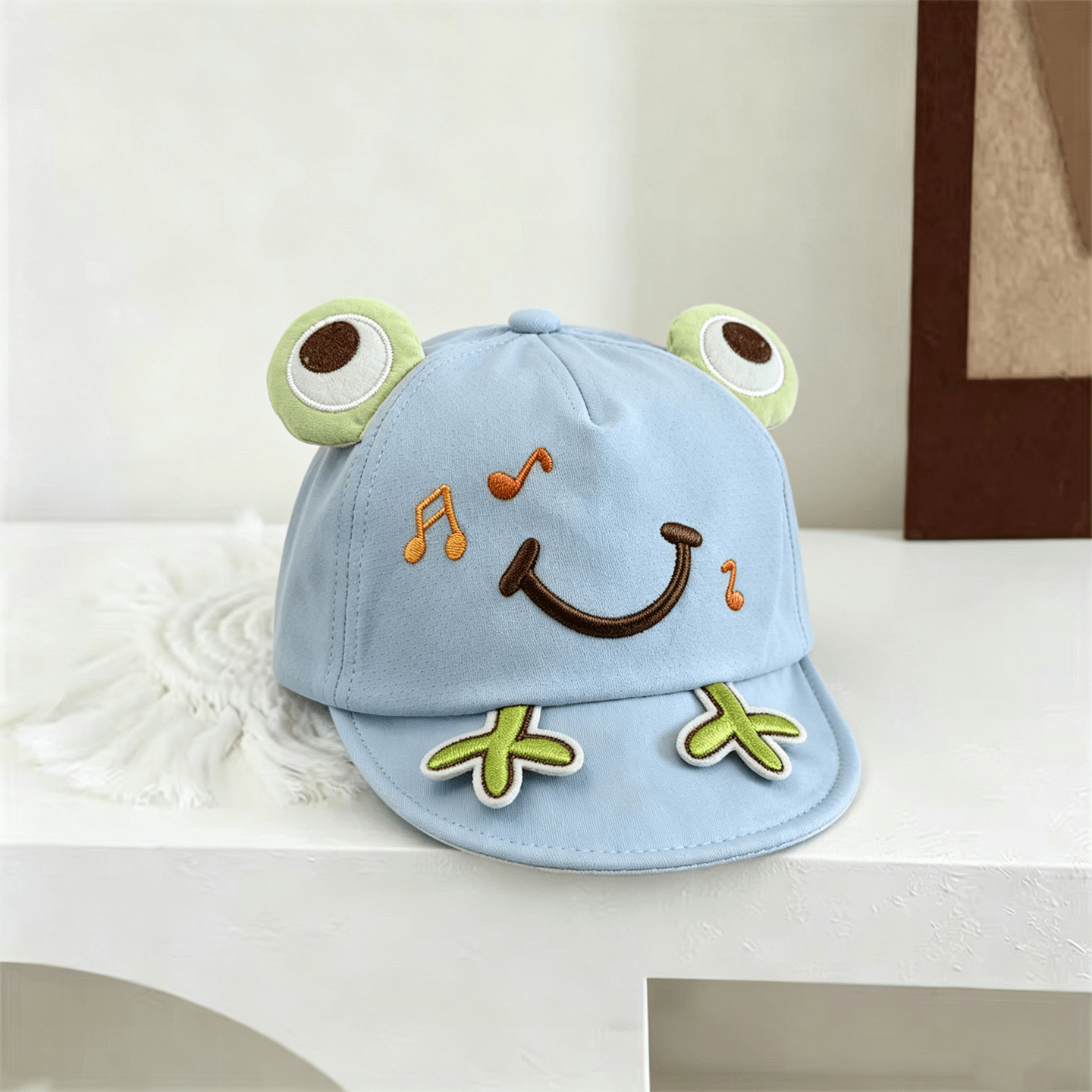 The New Boys And Girls' Musical Frog Soft-top Cute And Playful Baseball Cap Is Suitable…
