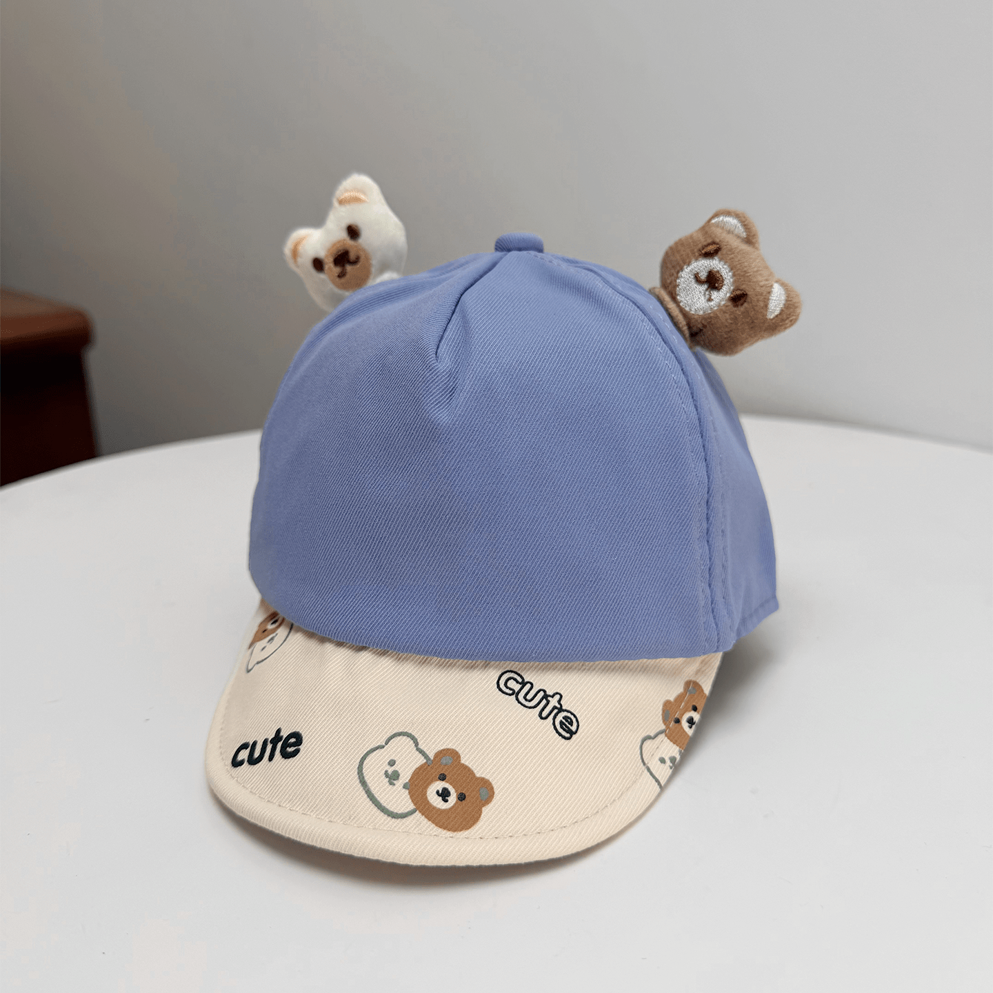 Korean-style Patchwork Printed Lettering Soft Brimmed Baseball Cap With Three-dimensional…