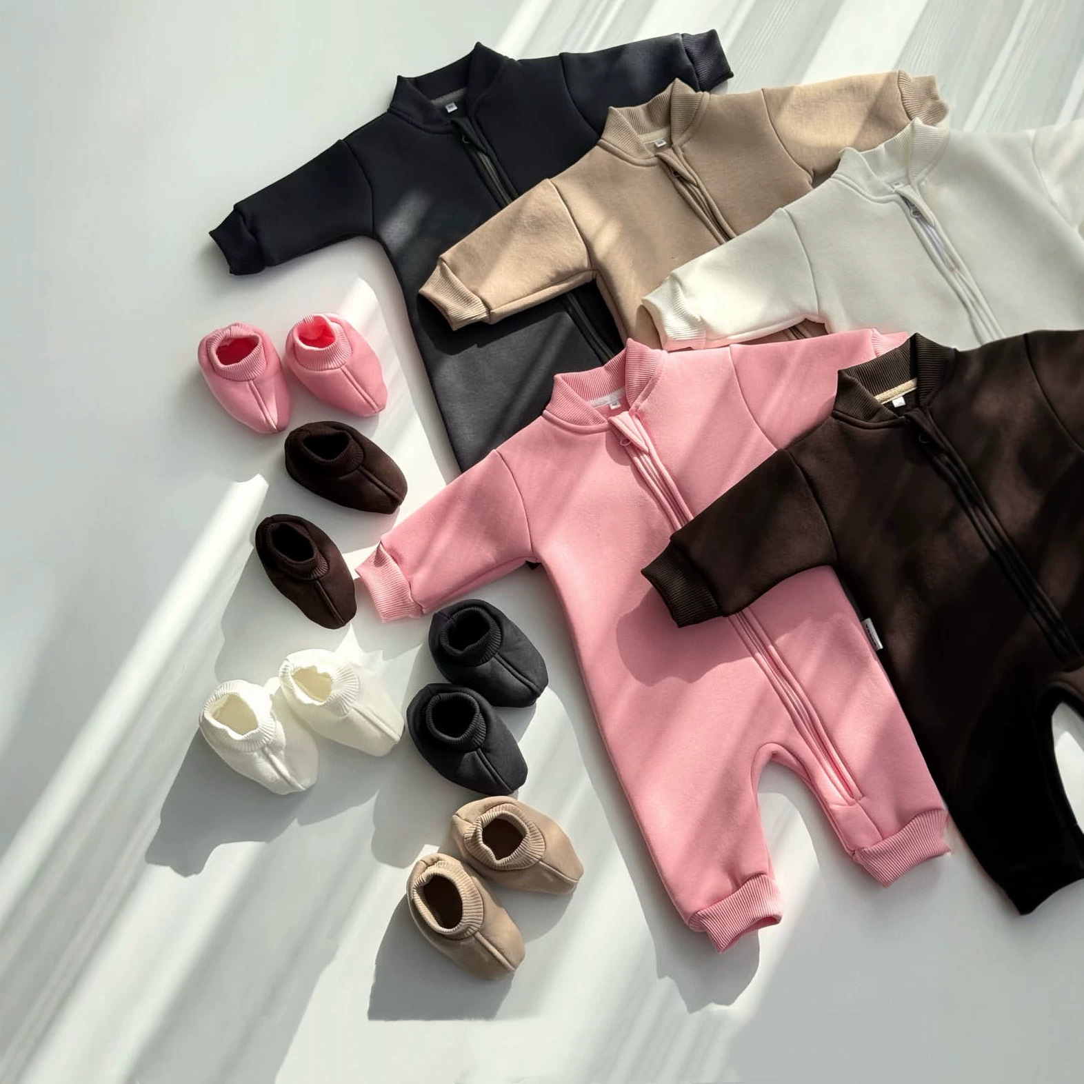 Thickened Cotton Fleece Baby Onesie