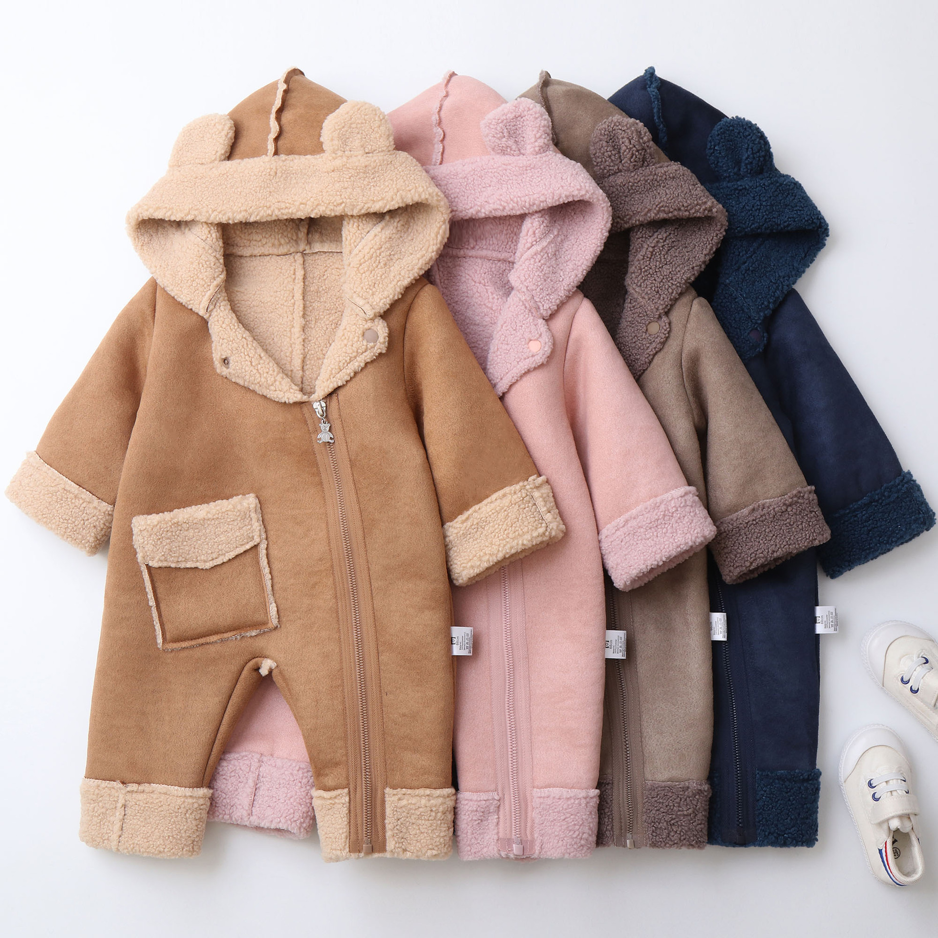 Winter Infant Fleece-lined Jumpsuit Baby