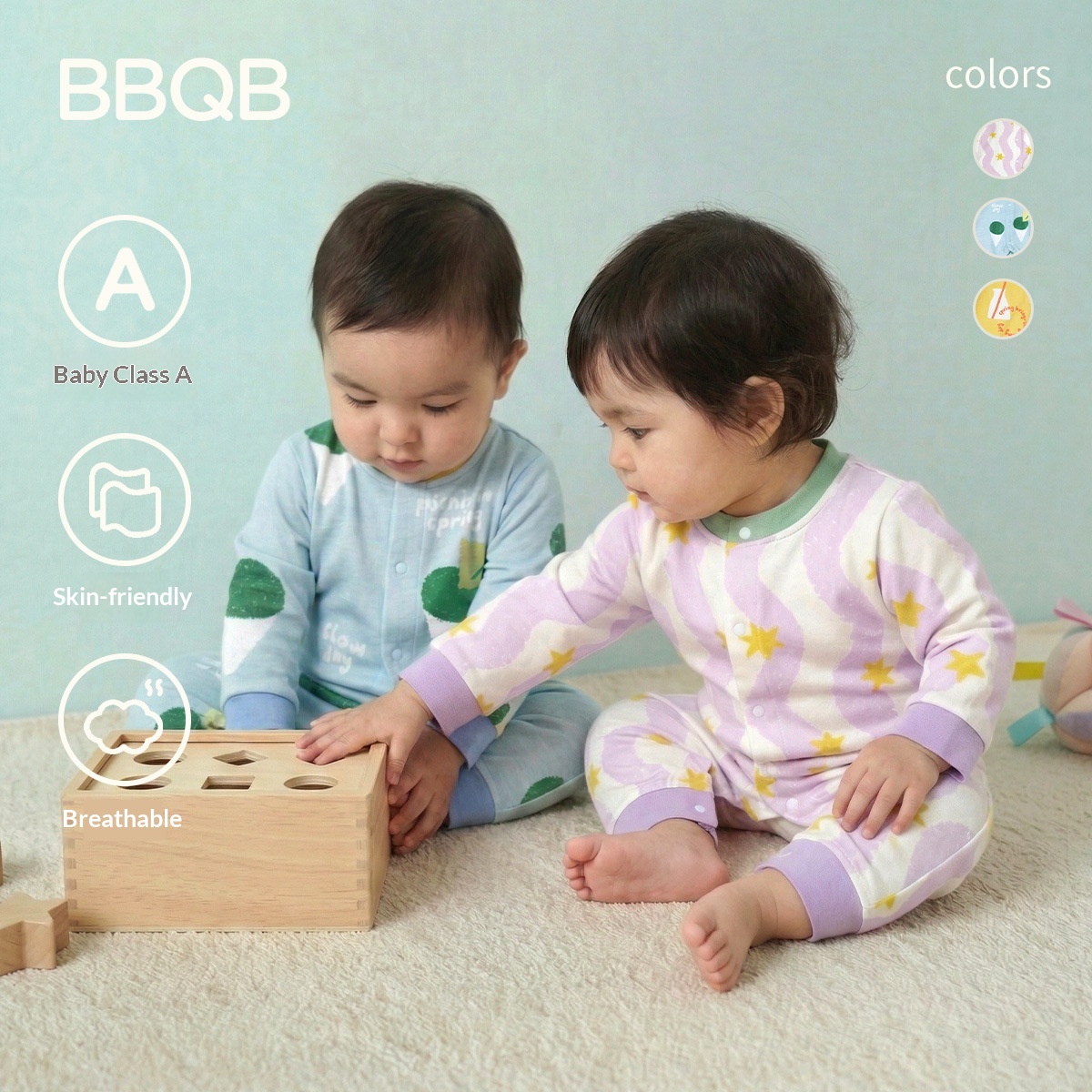 Cotton Long-sleeve Romper For Babies