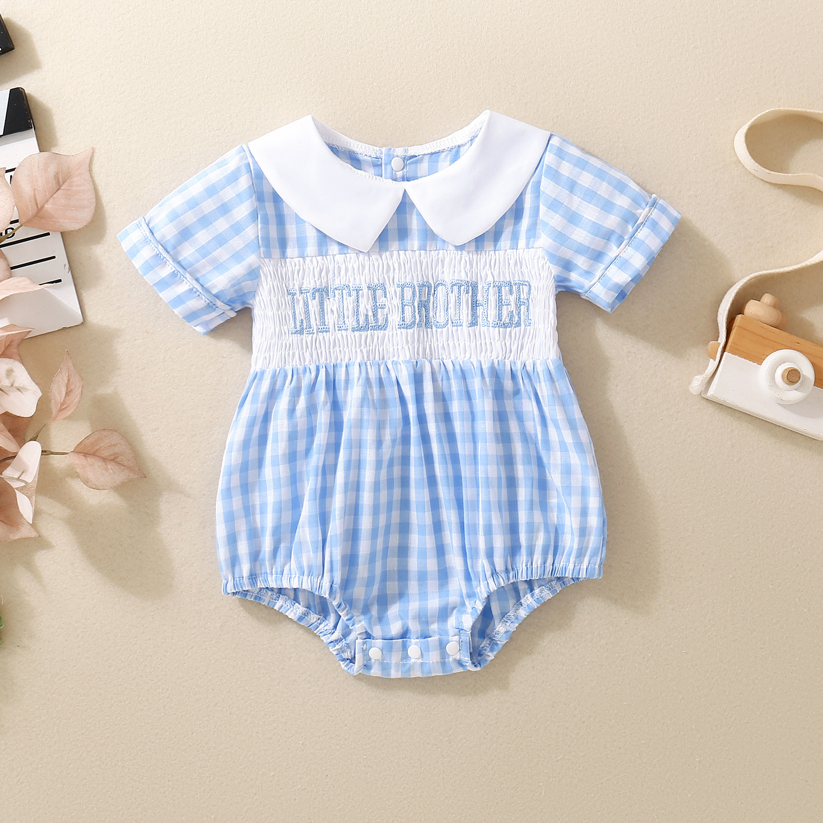 Infant And Toddler Girls Triangular Romper