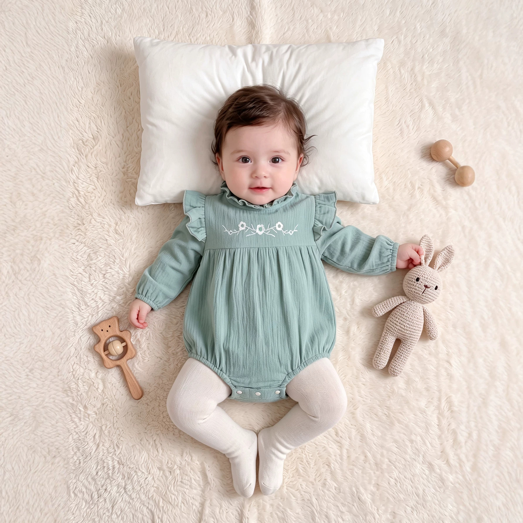 Long-sleeve Hooded Newborn Clothing