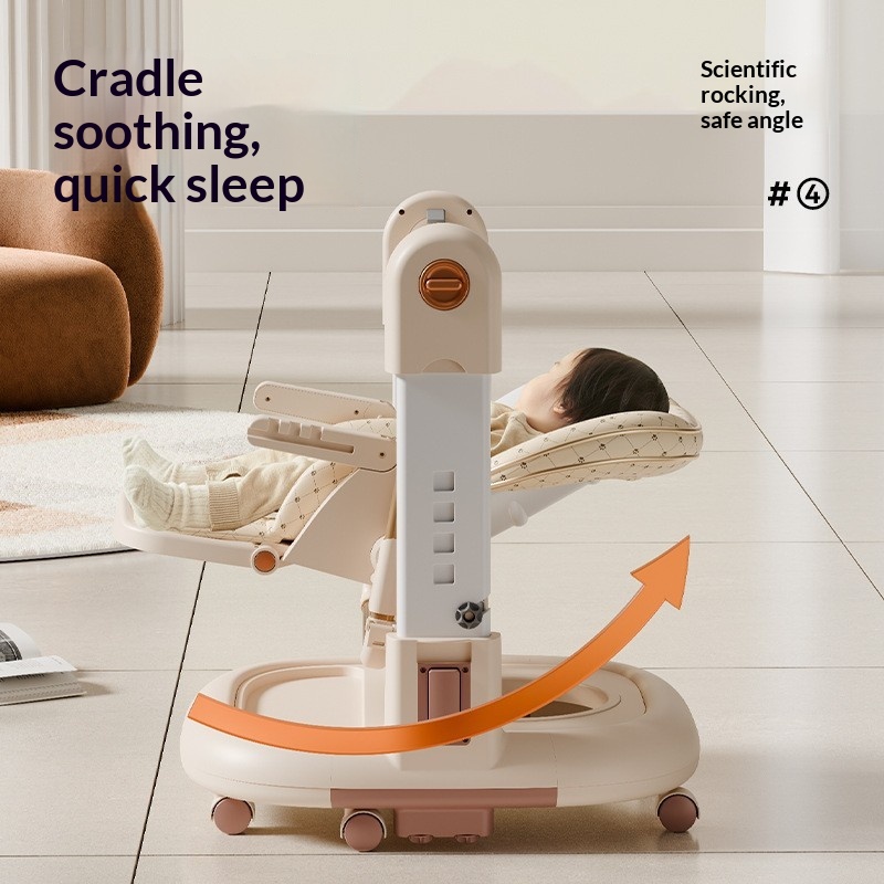 Anti-O-leg, Anti-tip Baby 3-in-1 Multifunctional High Chair