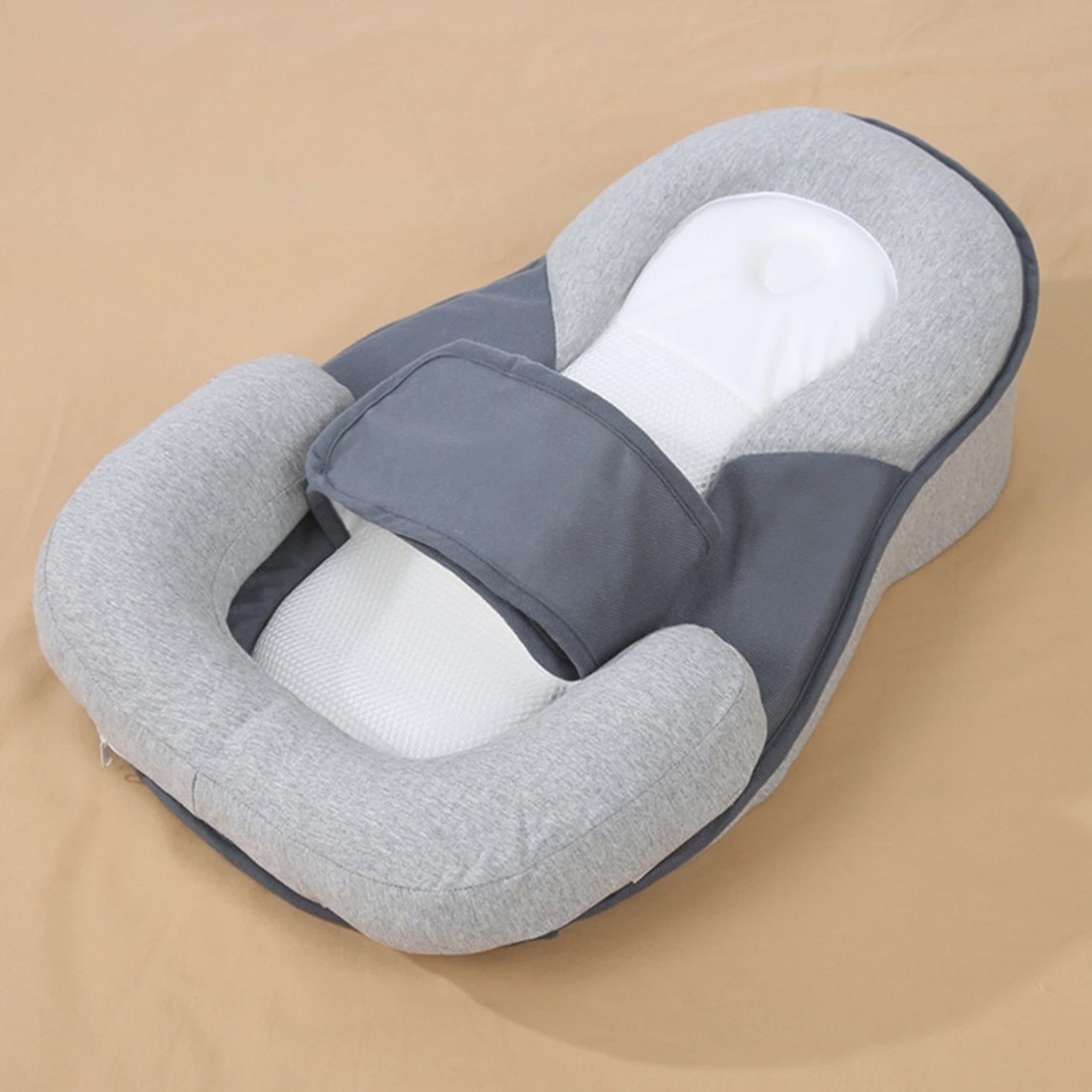 Baby Bed Acid Reflux With Strap, Baby Bed For Reducing Spit-Up, Anti Reflux HOT