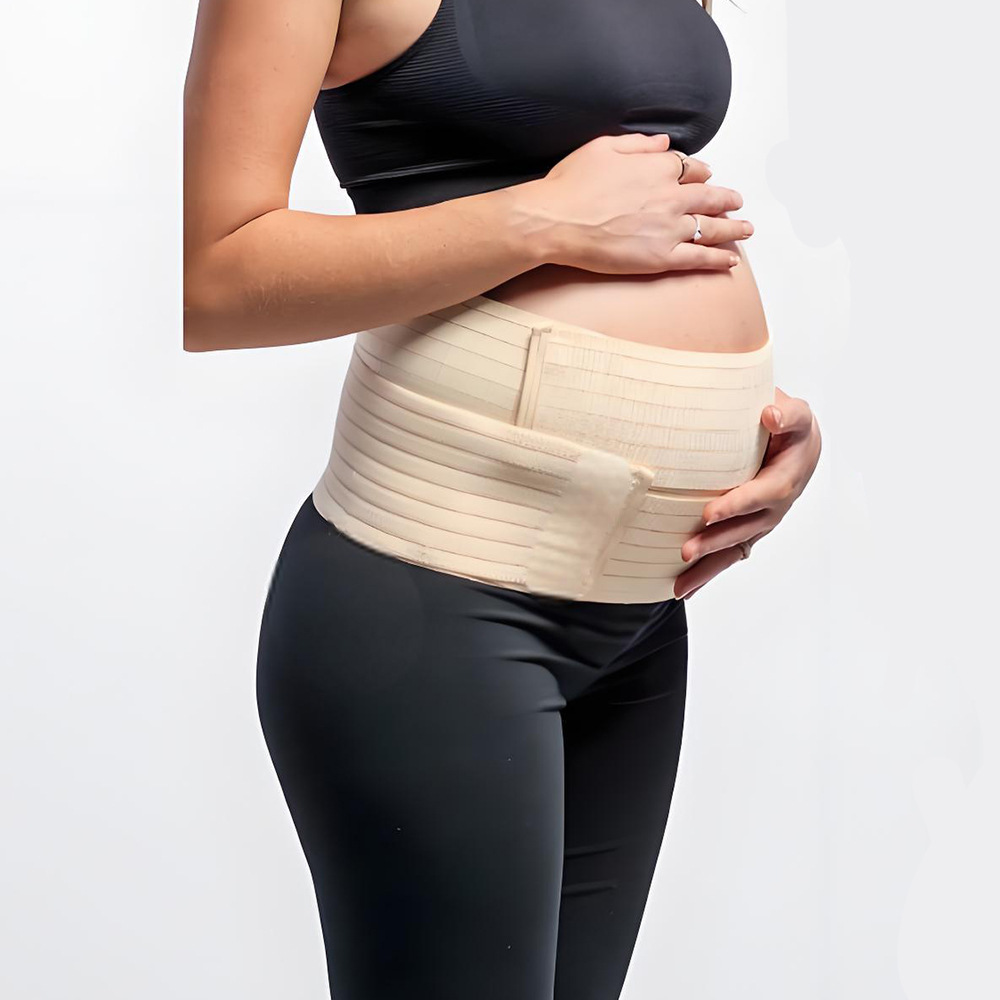 High-elastic Breathable Multi-purpose Postpartum Belly Band With Three Ear Loops