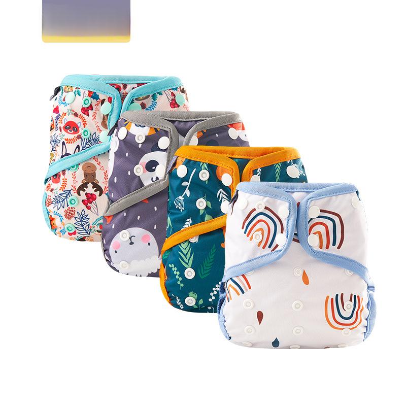 Square-head Breathable And Comfortable INS-style New-pattern Diaper Cover