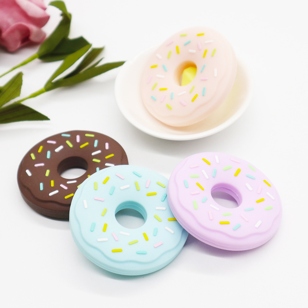 Food-grade Silicone Donut Baby Teether