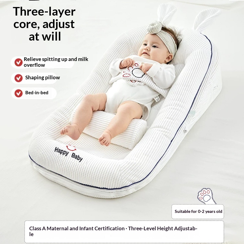 Infant Anti-reflux Inclined Wedge Pillow Mid-bed Wedge Pad