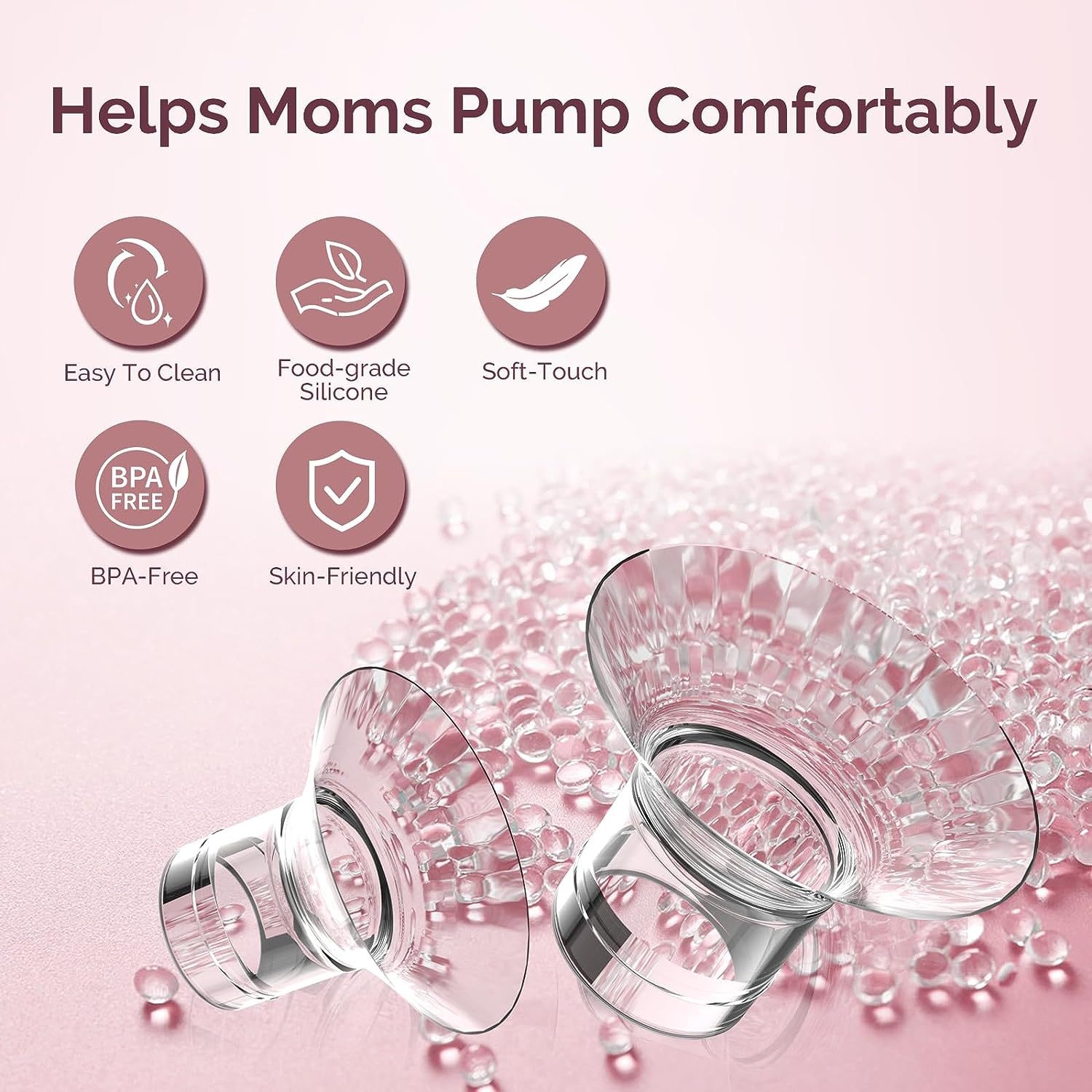 Wearable Breast Pump Telescoping Flange Adapter