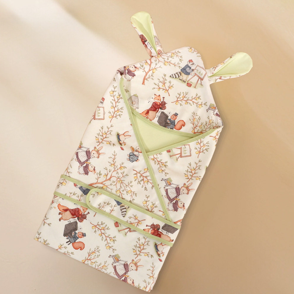 Newborn Nursery Swaddle Blanket Thin Style