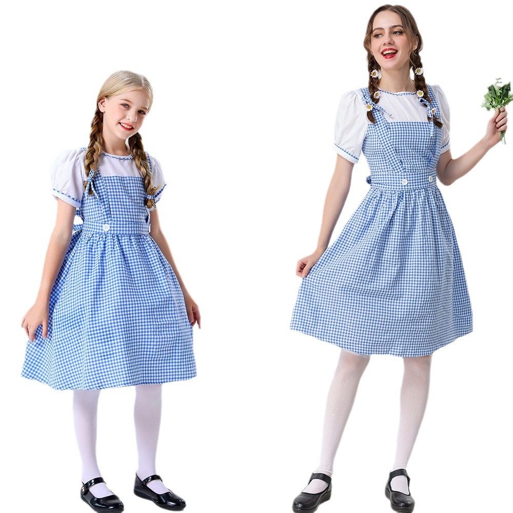 Farm Girl Blue Plaid Performance Outfit