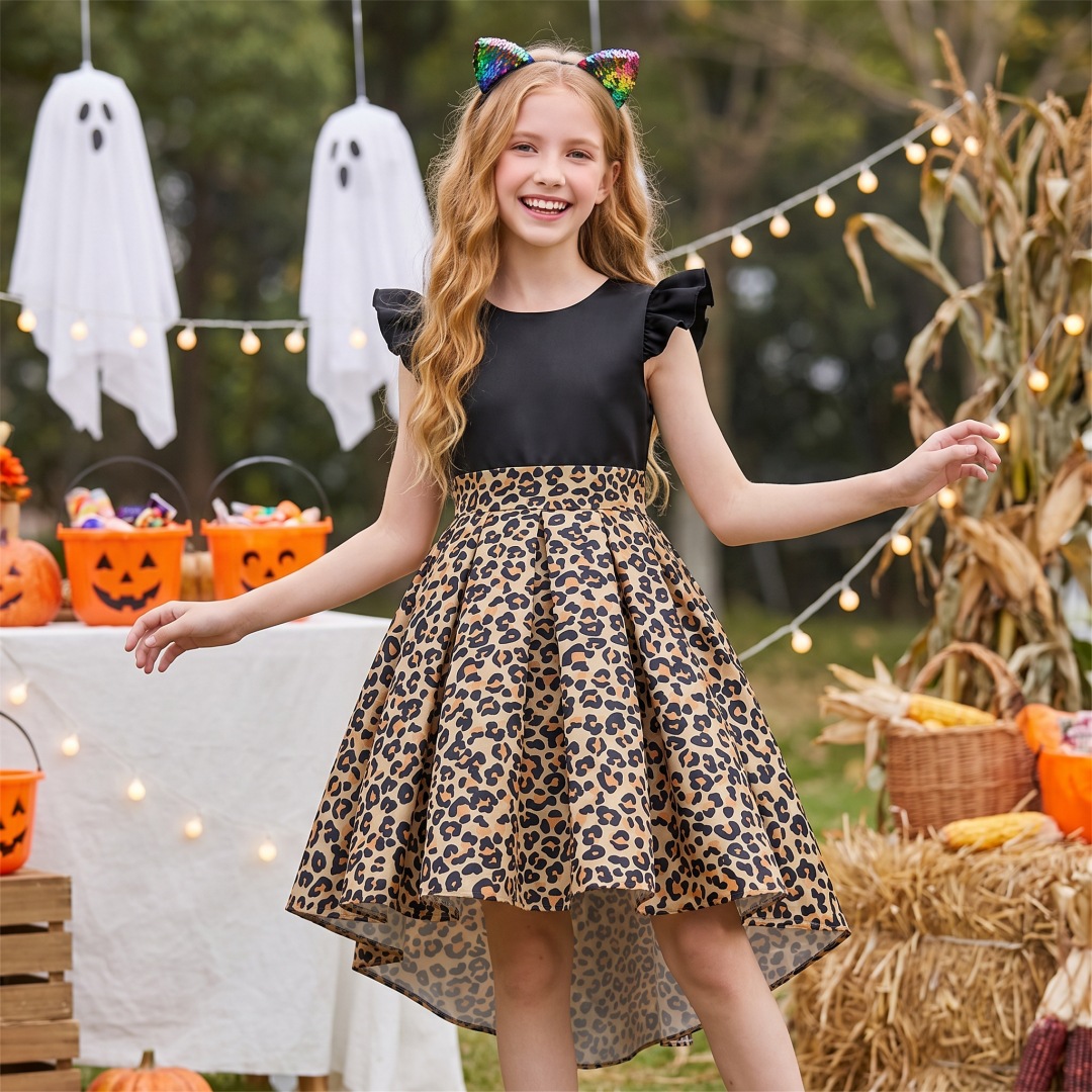 Children's Halloween Party Fashion Show Dress