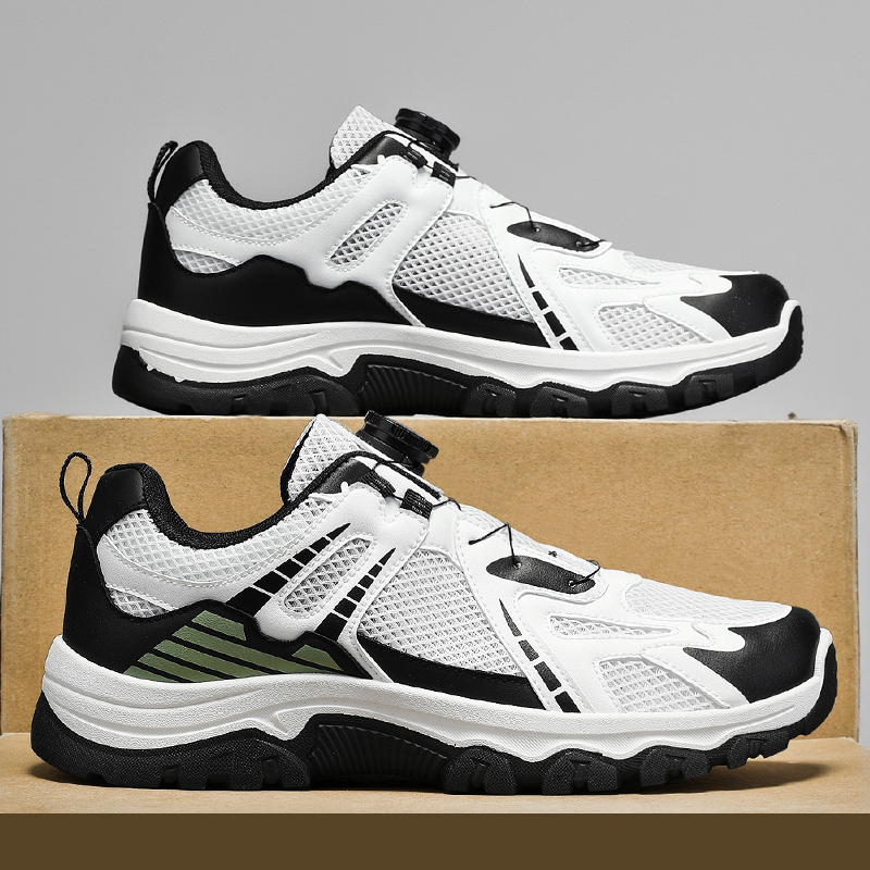 Men's Summer Hiking Shoes, New Breathable Hollow Mesh Sneakers, Non-slip Wear-resistant…