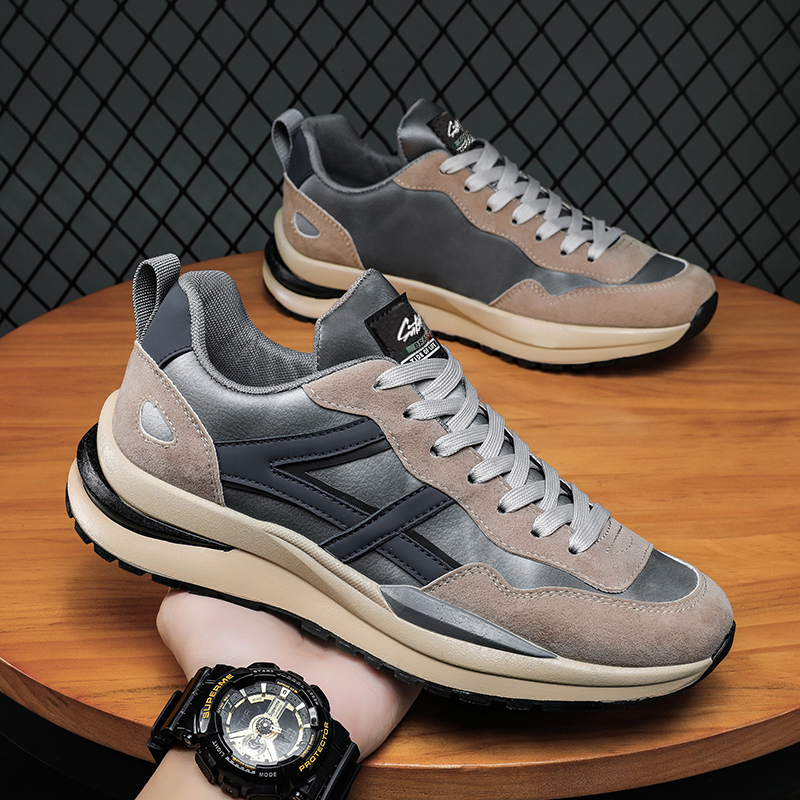 Men's Shoes, Autumn & Winter Trendy Soft Sole Casual Cortez Shoes, Retro Versatile Thick…