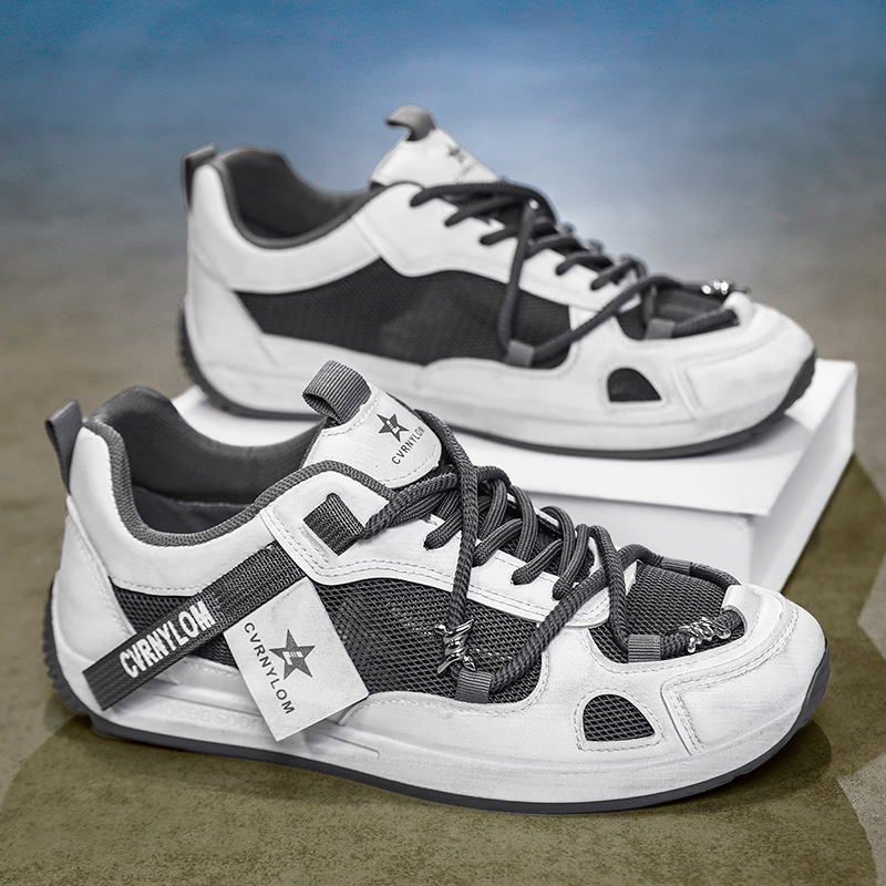 Men's Shoes, Summer , Breathable Mesh Trendy Versatile Casual Sneakers, Youth Running…