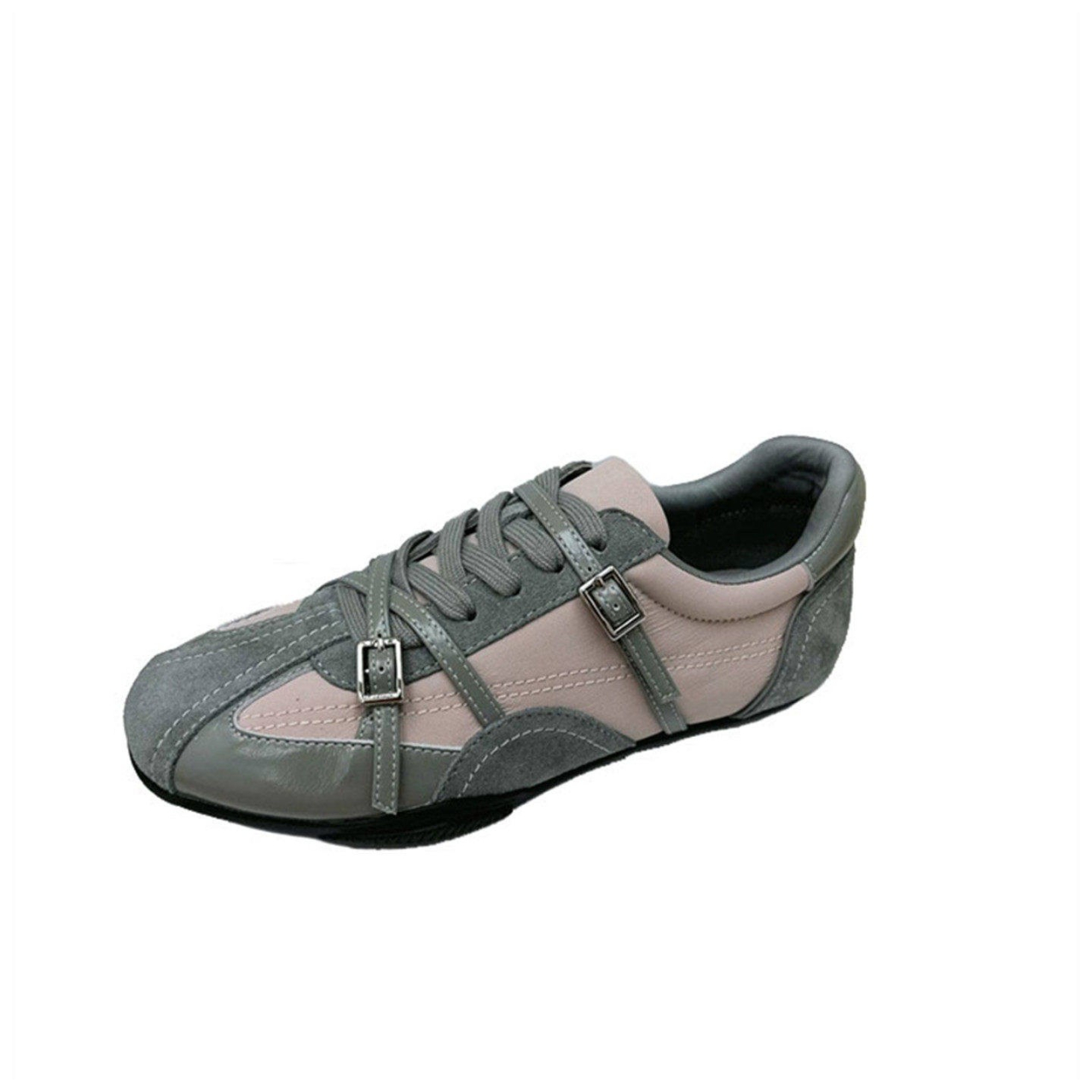 Retro German Trainers For Women, Genuine Leather Breathable Versatile Flat Sports Casual…