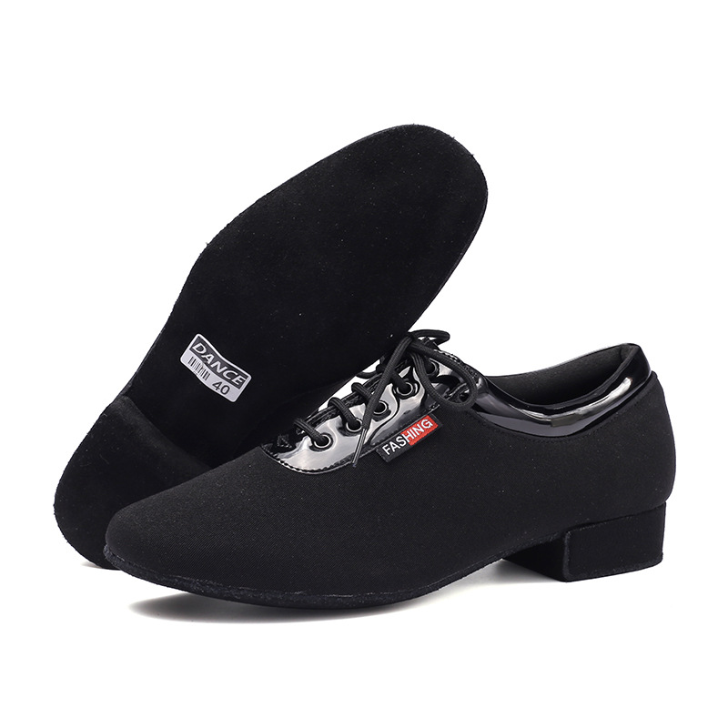 Wupamo Mens Modern Dance Shoes For Waltz, Tango, And Ballroom Dancing Indoor Soft-soled…