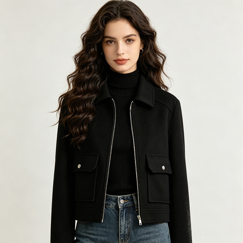 Women's Casual Soft-shell Zip-up Jacket