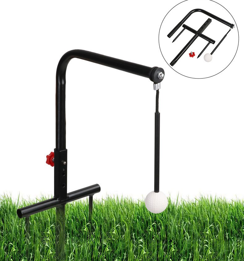 Golf Swing Trainer Aid Golf Practice Swing Groover Hitting Training Adjustable