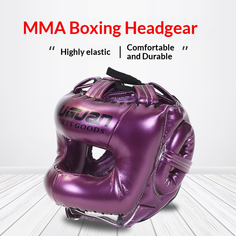 Boxing Head Protection Adult. Boxing Headgear Karate Helmet Beam Closed Full Protection…
