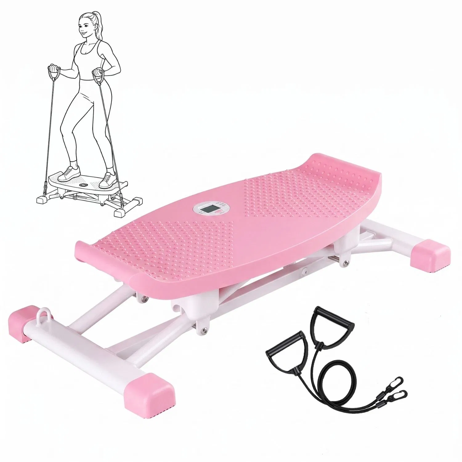 Compact Home Treadmill, Electric Running Machine for Indoor Walking and Jogging
