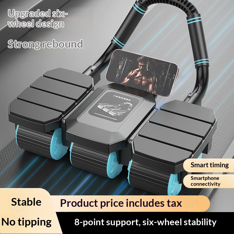 Abdominal Wheel Automatic Rebound Abdominal Muscle Training Artifact Skinny Belly New…