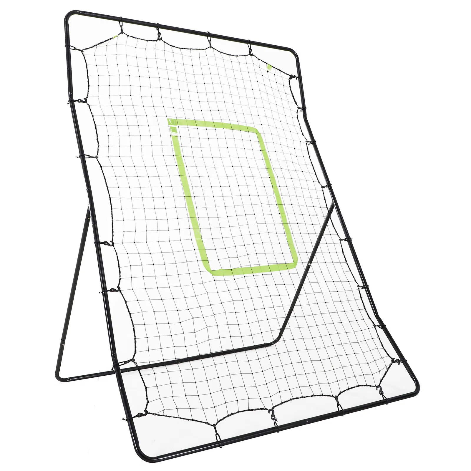 4 x 5.7ft Volleyball Rebounder Net with Strike Zone, Baseball Lacrosse Training Net for…