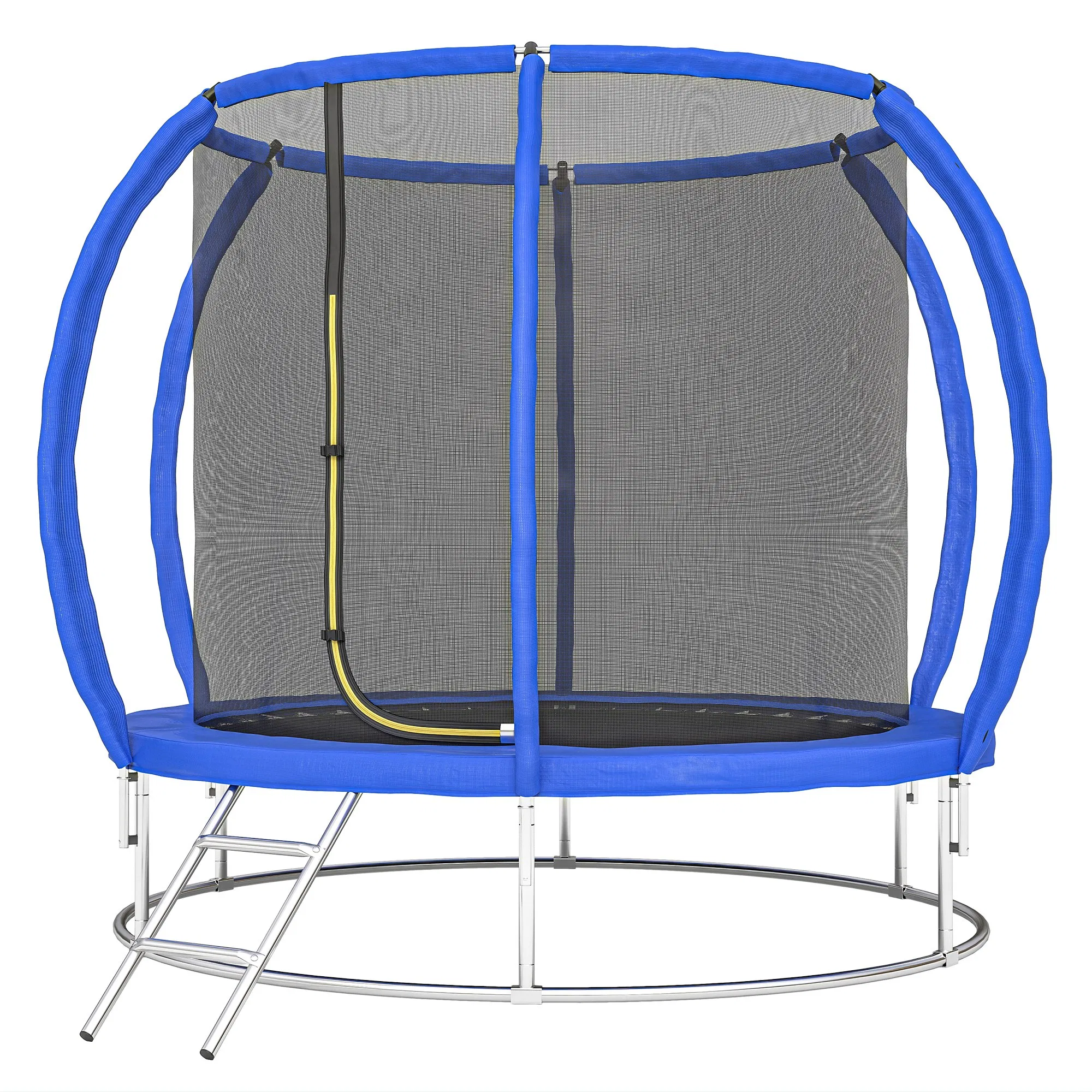8ft Trampoline Outdoor, ASTM Certified, with Circular Base, Enclosure Net, Ladder and…