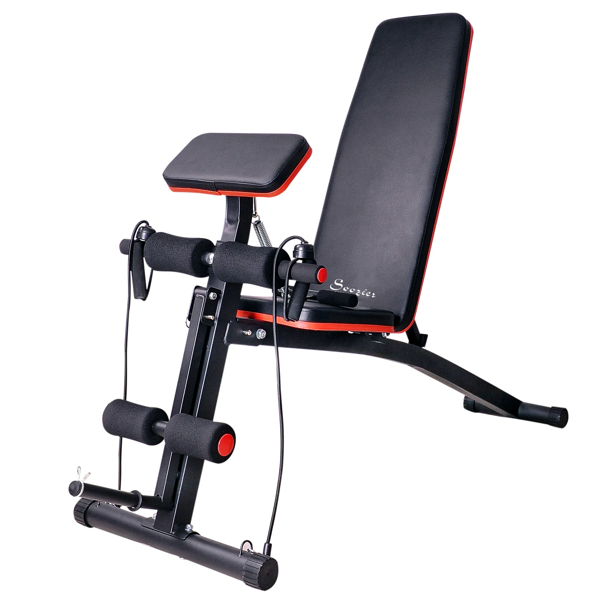 Foldable Press Bench Adjustable Dumbbell, Weight Training Bench Exercises Gym Chair…