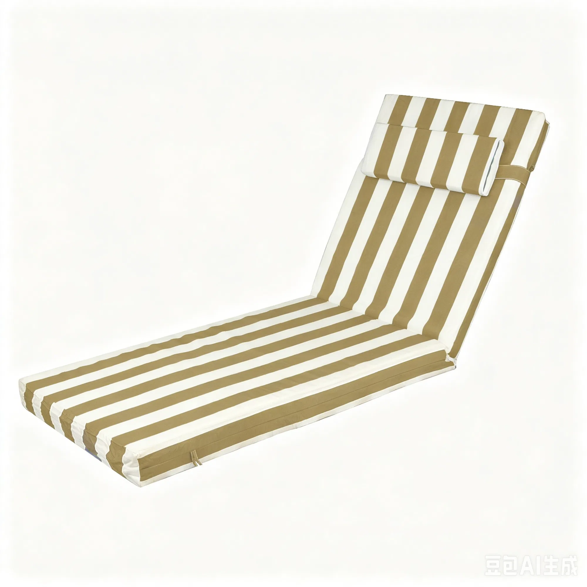 Outdoor Chaise Lounge Cushion, 72 in. x 21 in. x 3 in. Waterproof Fade-Resistant Patio…