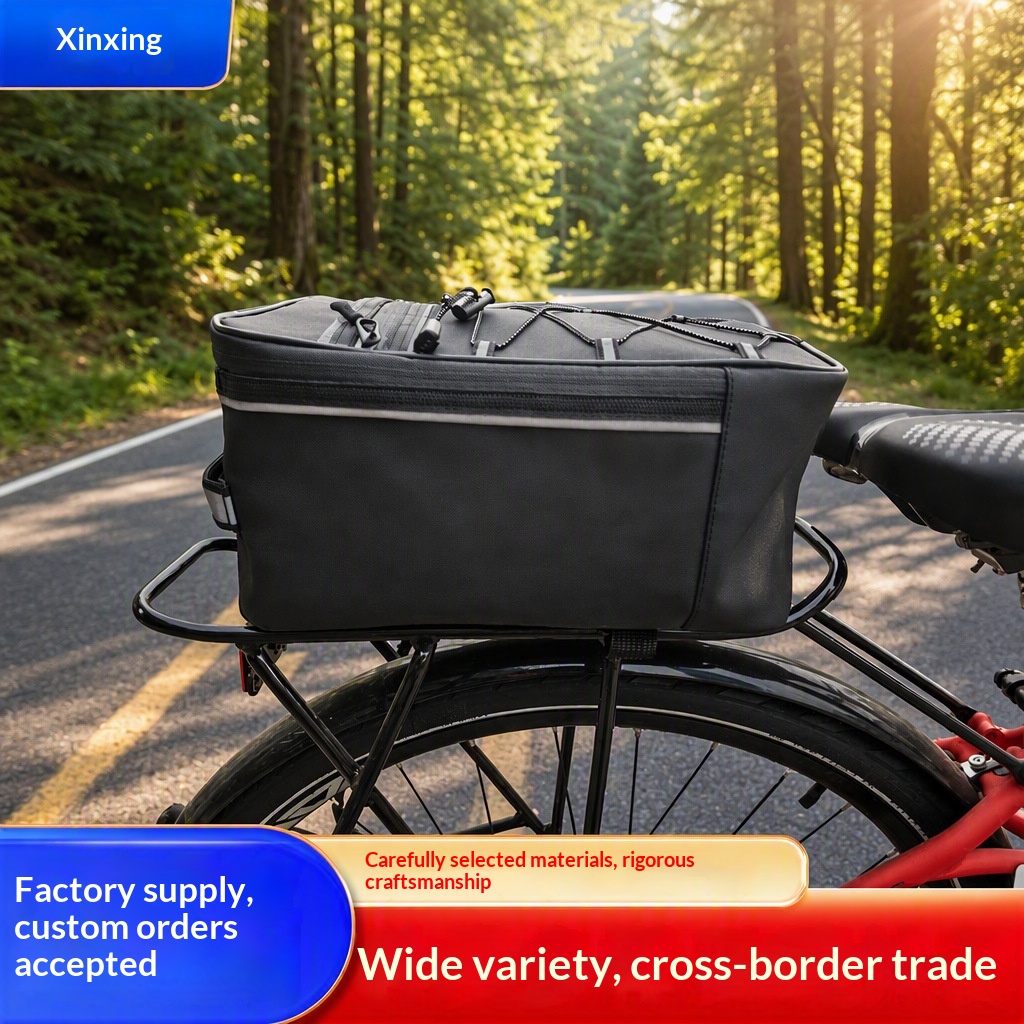 Mountain Bike Rear Rack Waterproof Travel Bag For Long And Short Trips, Bicycle Rear Seat…