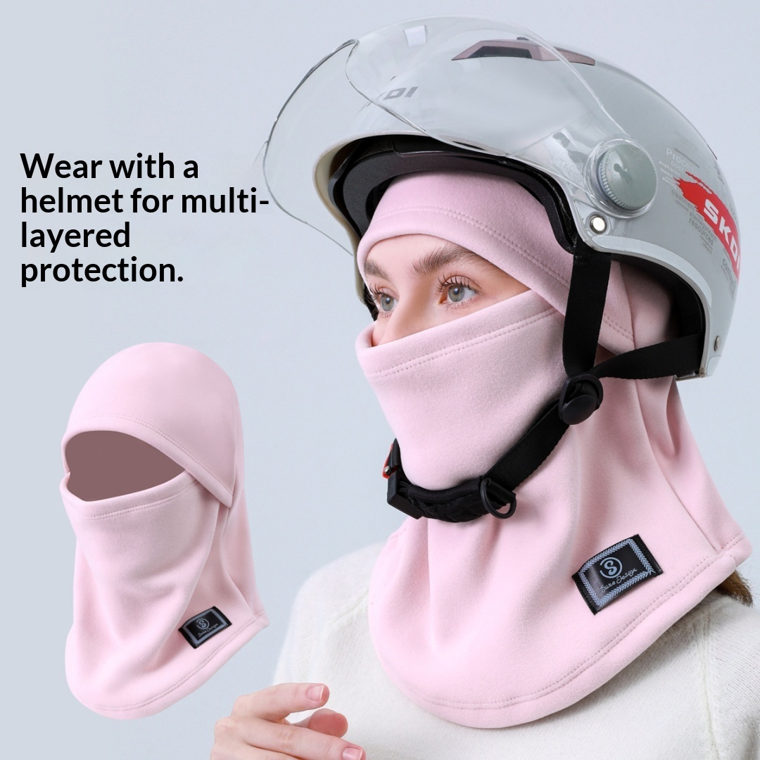 Warm Hood For Men And Women Cycling Electric Bicycles Winter Windproof And Cold-Proof…