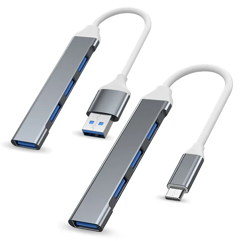 4 Port USB 3.0 Hub USB Hub Type C Dock Multi Splitter Adapter OTG Type C HUB for iPhone…