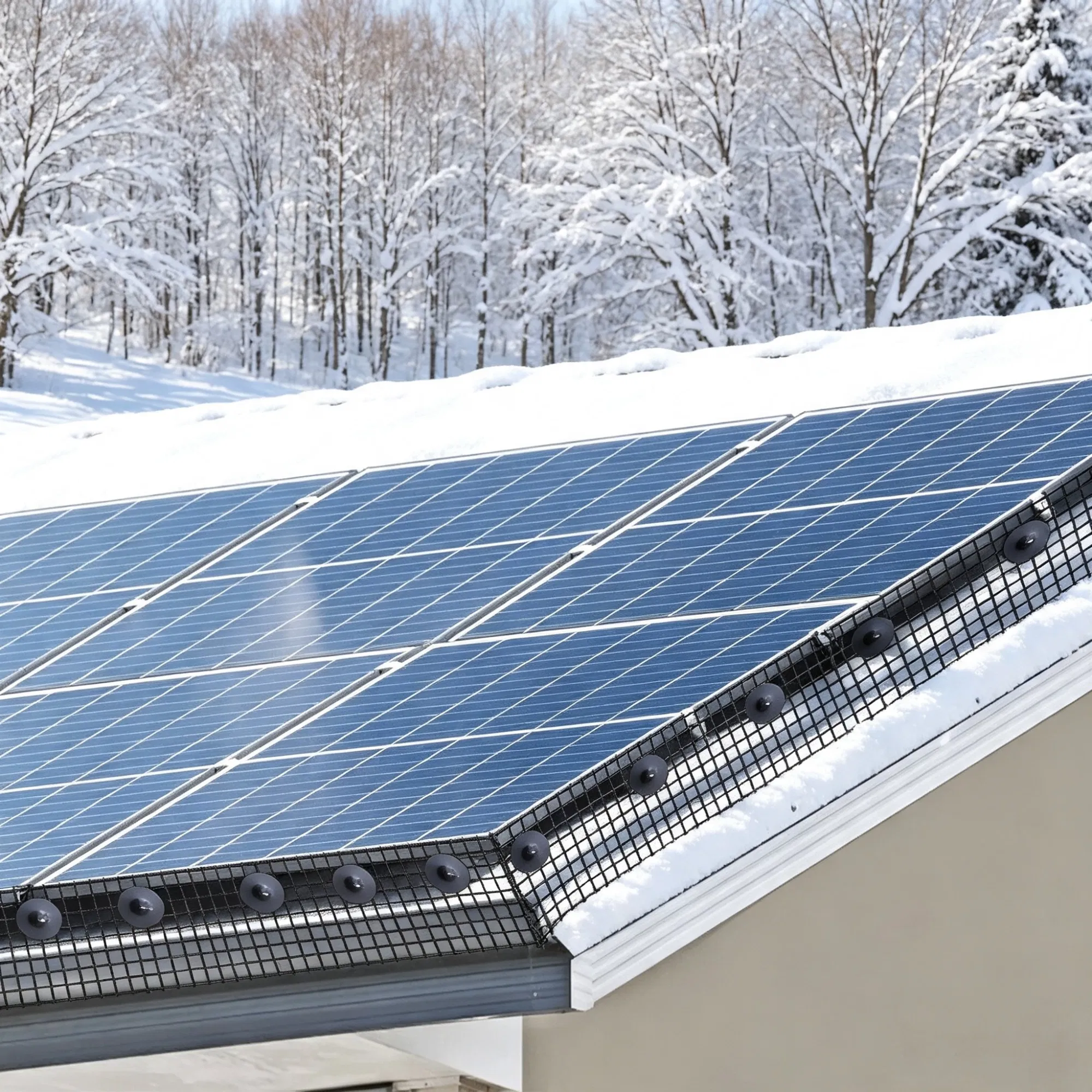 8" x 100ft Solar Panel Bird Guard Kit, Rust-Proof PVC Coated Critter Guard Mesh with…