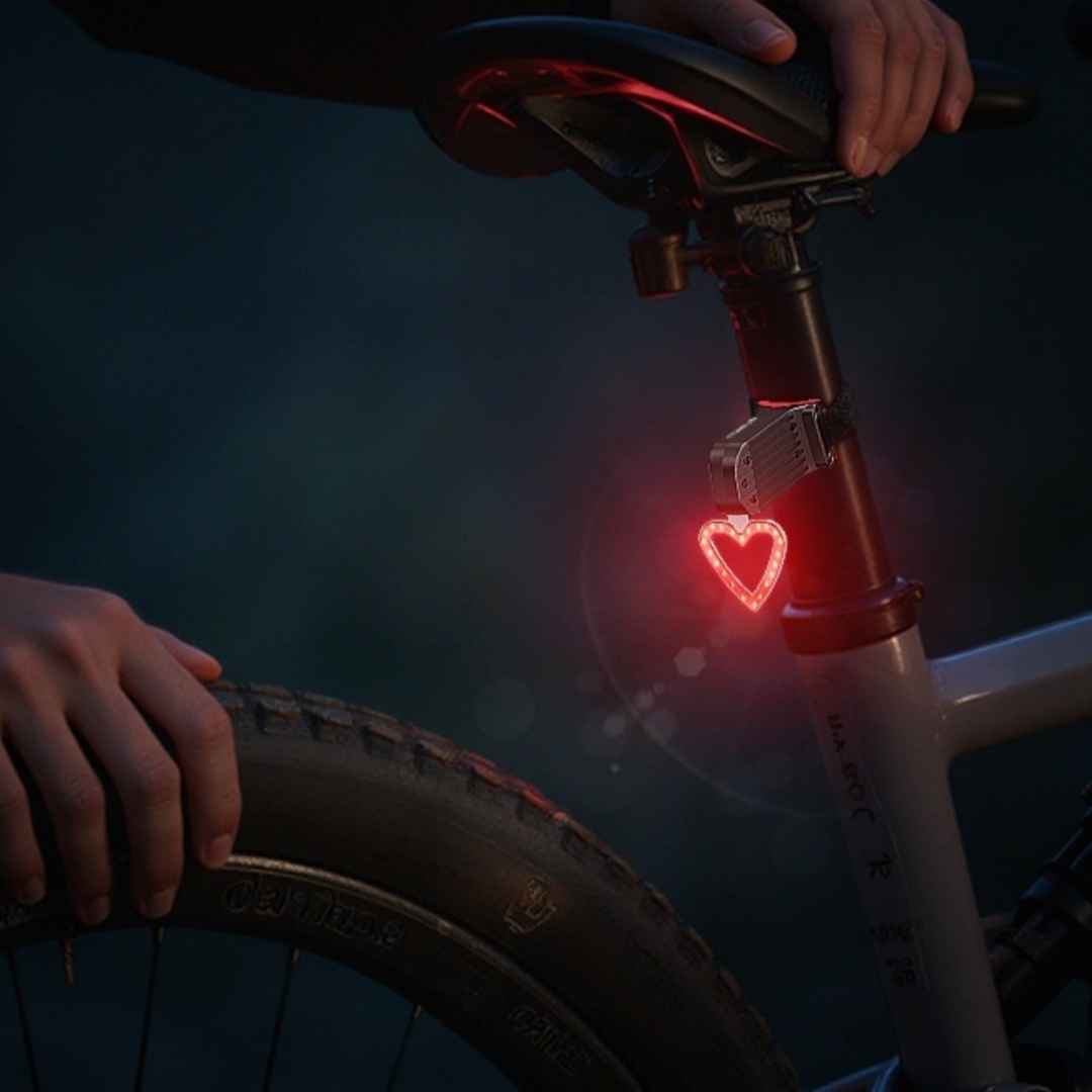 Outdoor Night-riding Bicycle Tail Light Clamp