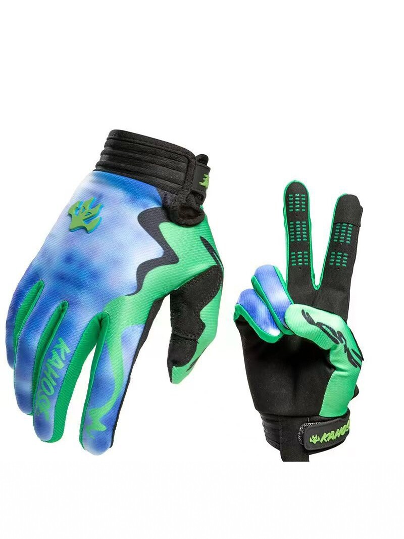 Unisex Full Finger Outdoor Sports Gloves Anti Slip Breathable Touchscreen Gloves For…
