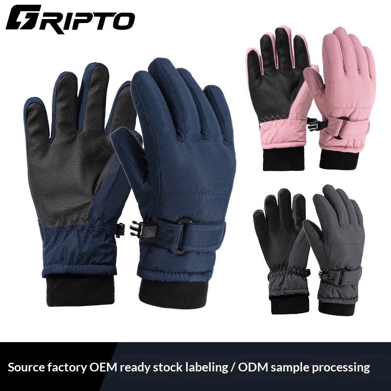 Winter Ski Gloves For Teenagers, Men And Women, Windproof, Waterproof, Fleece-Lined…