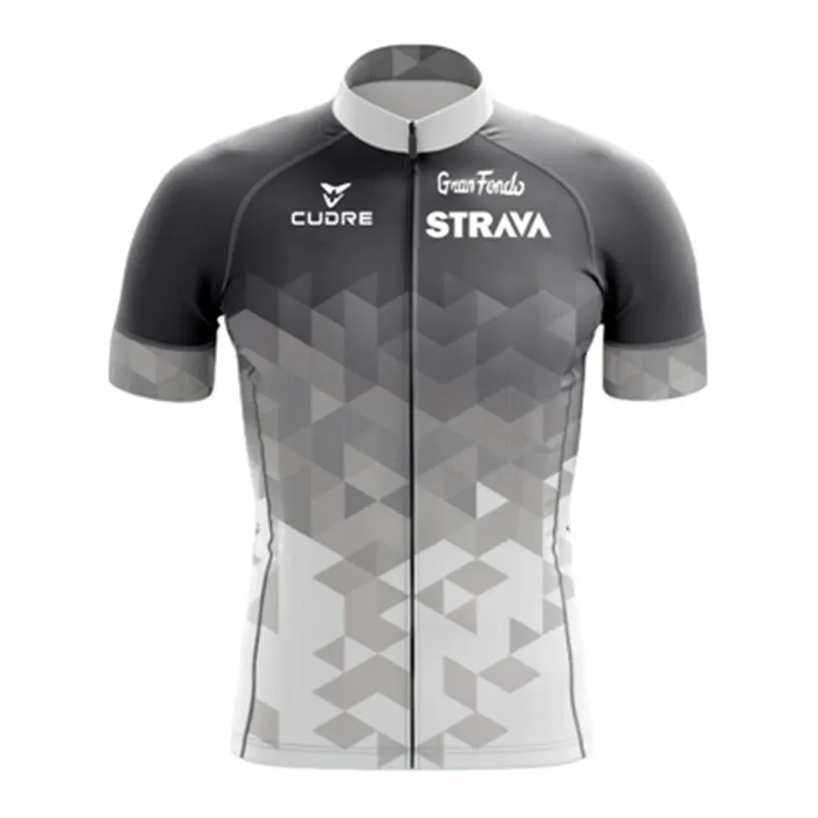 STRAVA Summer Short-Sleeve Cycling Apparel Set For Men, Mountain Bike & Road Bike Cycling…
