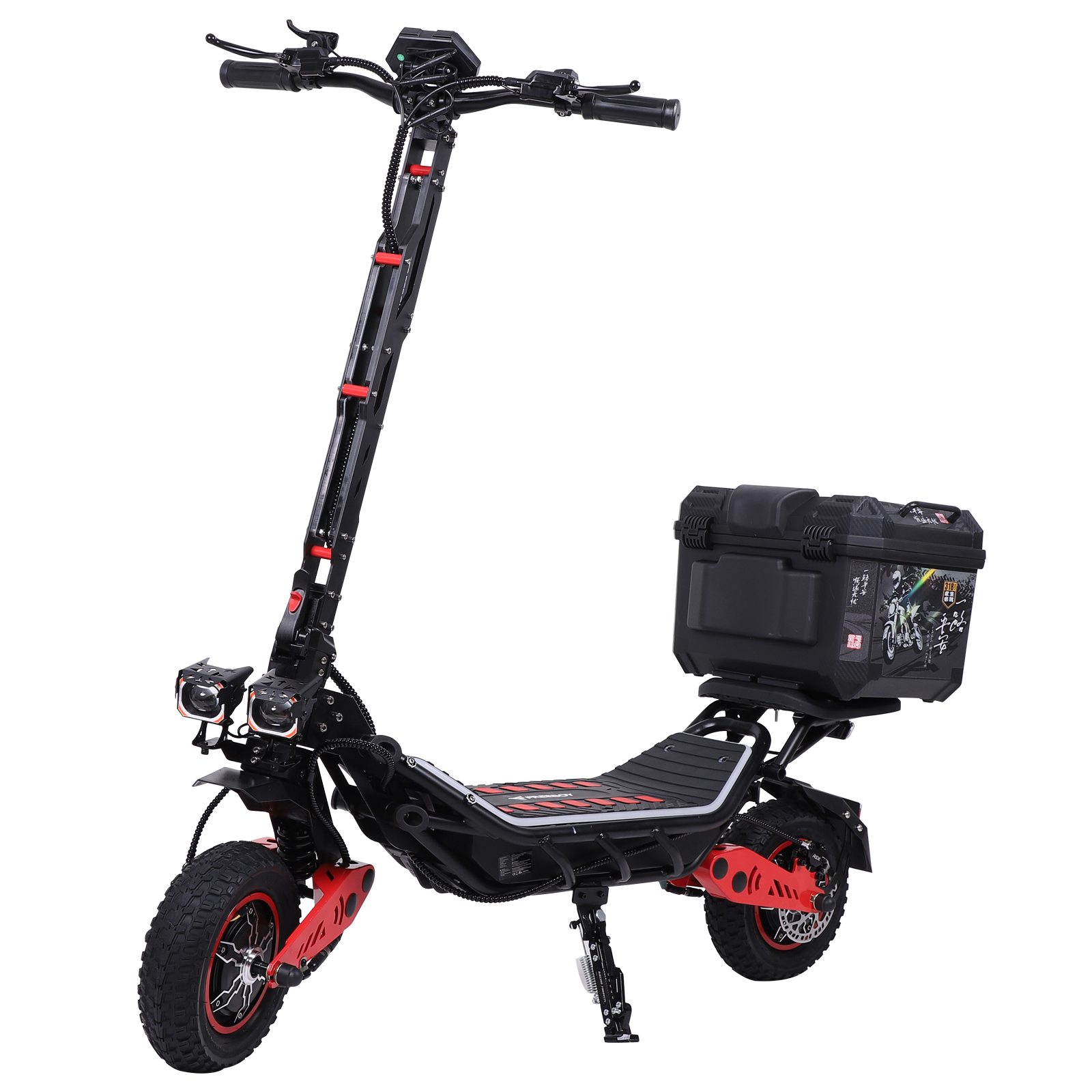 H10 80km Range 3000W Power Electric Scooter Designed For Delivery Services