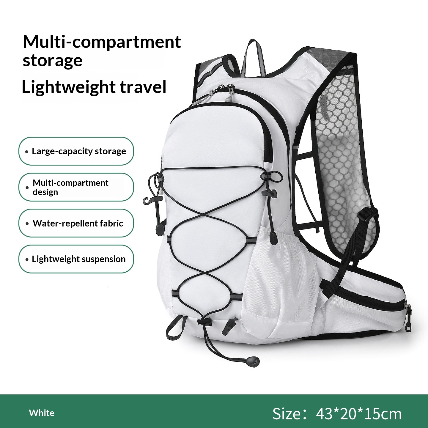 Hiking Backpack Vest, Running And Mountaineering Bag, Can Hold A Helmet, Lightweight…