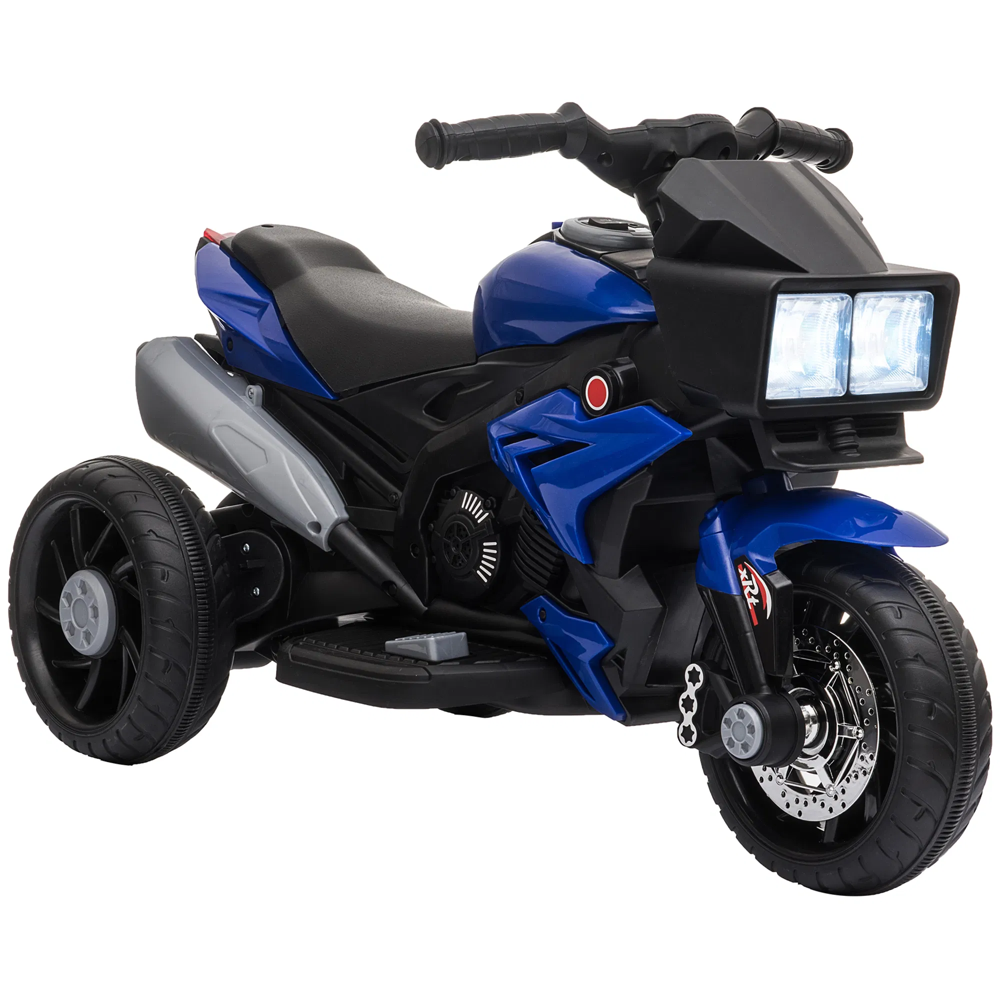 Kids Electric Pedal Motorcycle Ride-On Toy 6V Battery Powered w/ Music Horn Headlights…