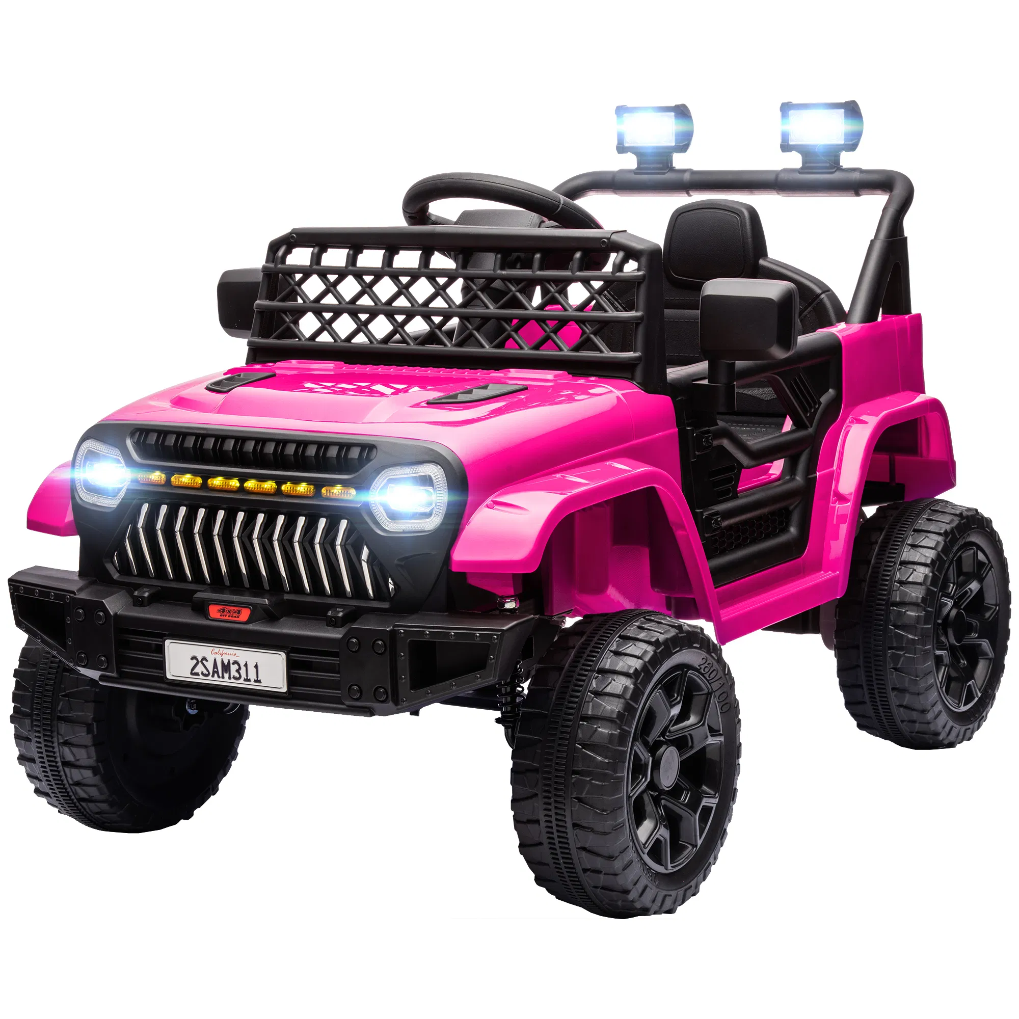 12V Ride on Truck, Electric Car for Kids with Remote Control, Suspension, 3 Speeds, USB…