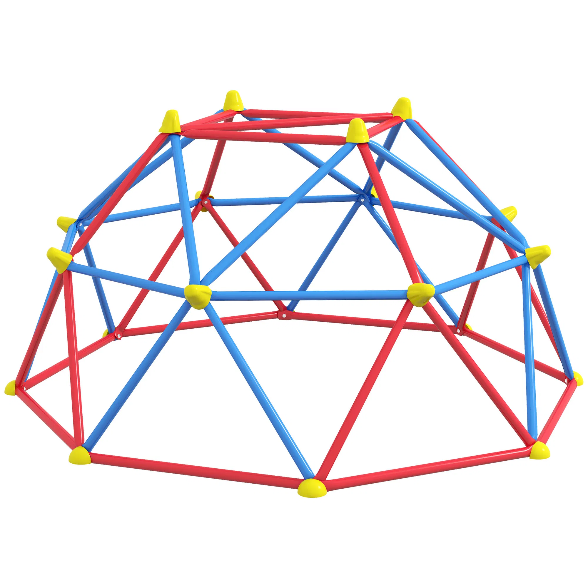 6 FT Climbing Dome Geometric Jungle Gym w/ Rust and UV-Resistant Steel, Up to 396 lbs…