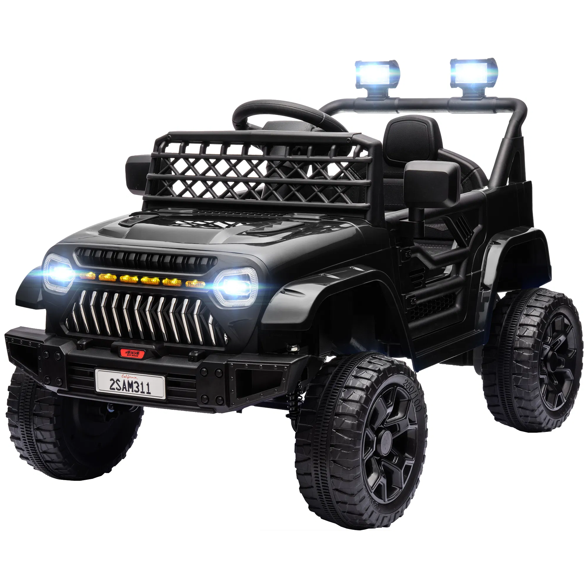 12V Ride on Truck, Electric Car for Kids with Remote Control, Suspension, 3 Speeds, USB…