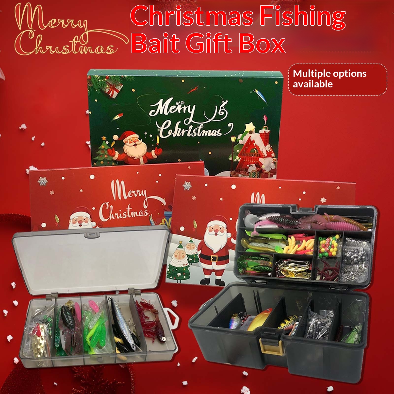 Christmas Fishing Lure Gift Box Blind Box Lure Set