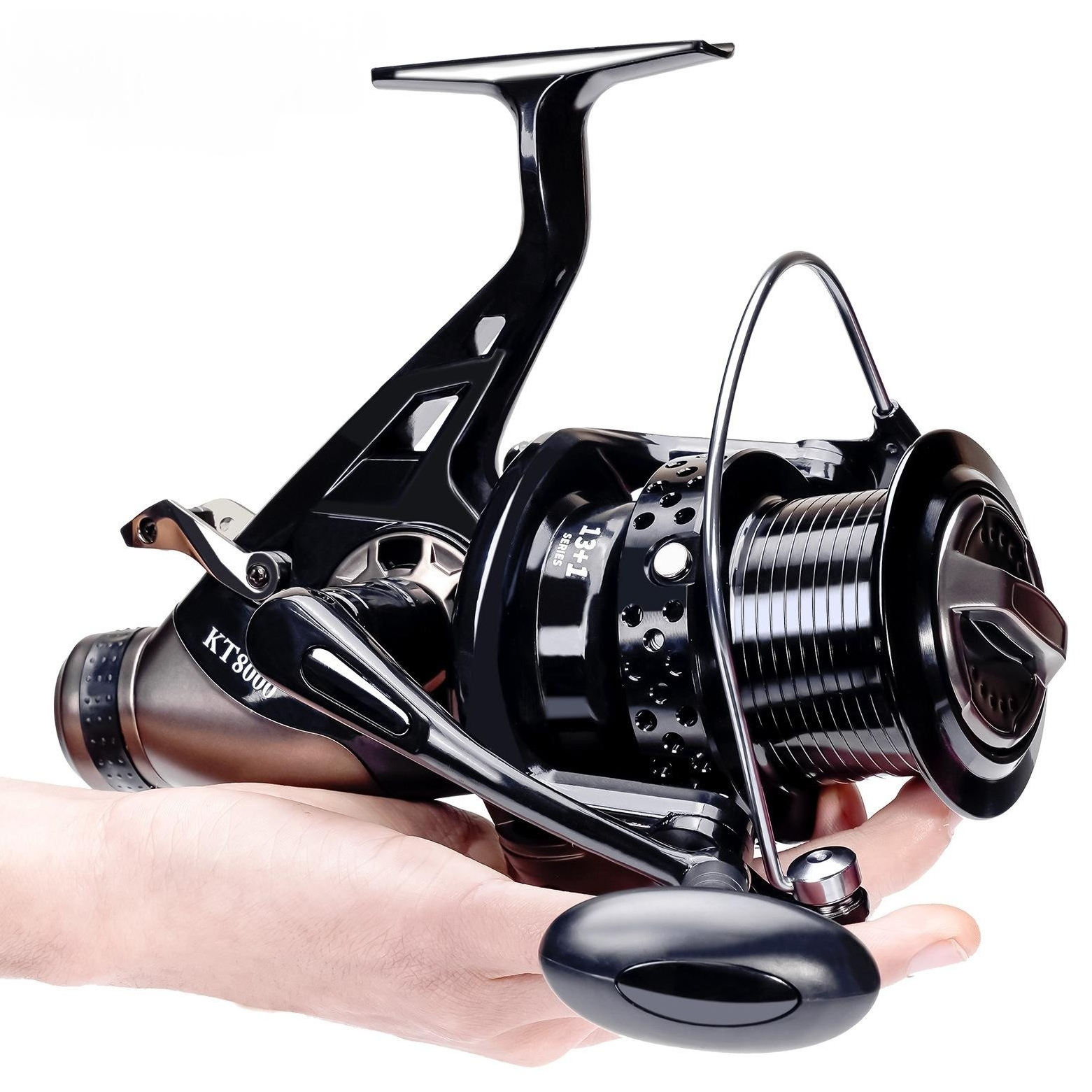 SAMOLLA Front-and-rear Dual-brake Spinning Reel Carp Reel
