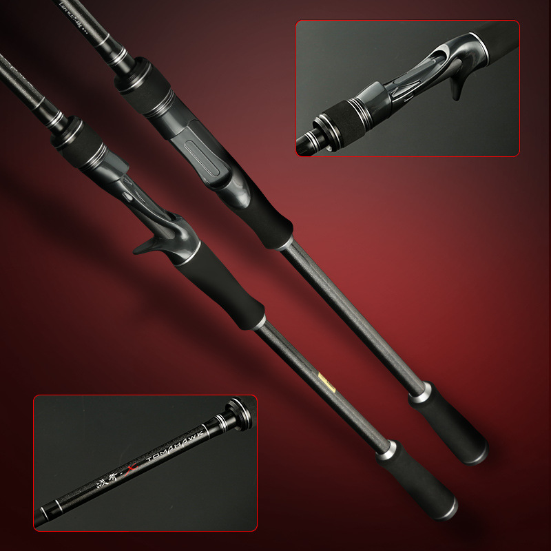 Ultra-hard Straight-shaft Spinning Carbon Lure Rod
