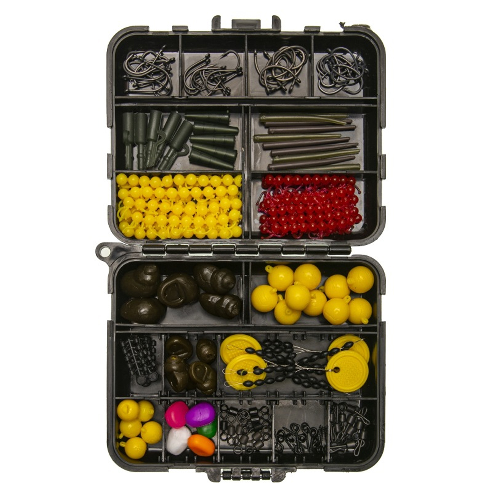 328-Pack Carp Fishing Equipment Kit Carp Fishing Tackle Box Include Swivels Bait Float…
